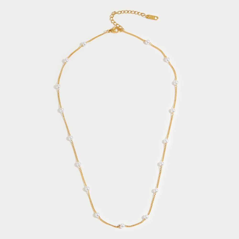 Nura Biserna Ogrlica | Zlato 18k
