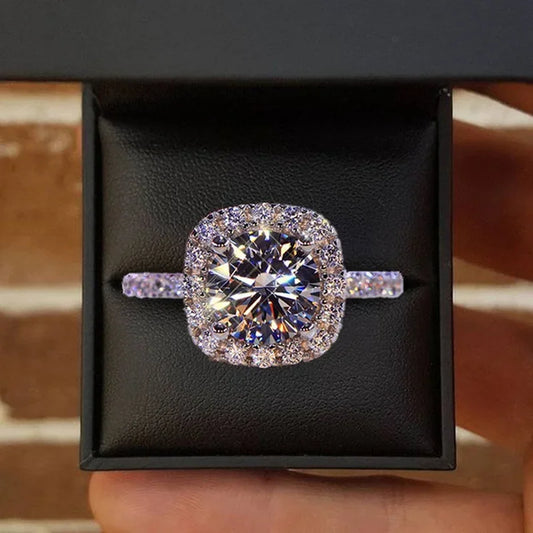 Zinnia Valeriani Ring | White Gold 18k