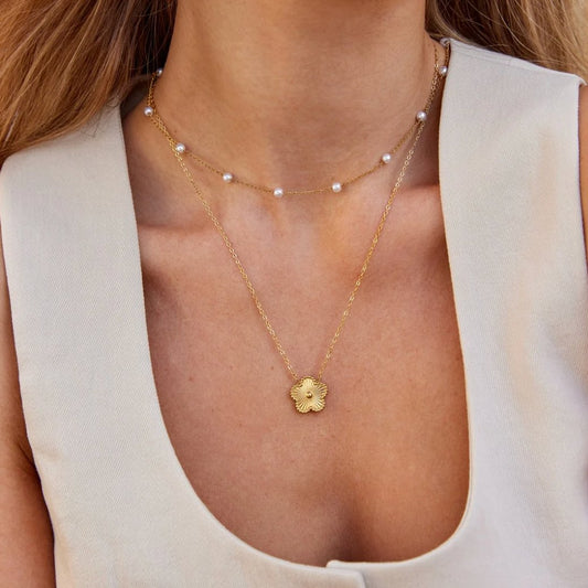 Nura Biserna Ogrlica | Zlato 18k